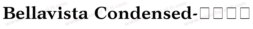 Bellavista Condensed字体转换